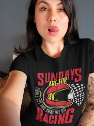 Sundays Are for Racing T-shirt: Formula One Fan Gift