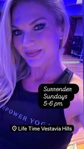 I’m your new Surrender instructor Sunday evenings 5-6 pm  @lifetime.vestaviahills. Come flow with me at 8:30 a.m.