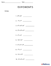 Print Out And Complete This Exponents Worksheet And Use Our Website To Check Your Answers Algebra Problems Math Problem Solver Love Math