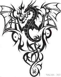 Magic, power and mystery define tribal dragon tattoos. 33 Dragon Tattoos Tribal Popular Concept