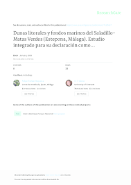Biografia filmografia critica premi articoli e news trailer. Pdf Dunas Litorales Y Fondos Marinos Del Saladillo Matas Verdes Estepona Malaga Estudio Integrado Para Su Declaracion Como Reserva Maritimo Terrestre Jose Gomez Zotano Ildefonso Navarro Luengo And Felipe Roman Requena Academia Edu