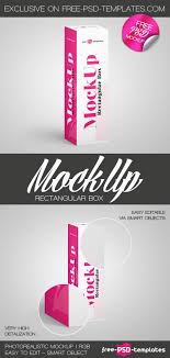 Easily customize this mockup in photoshop and enjoy the results! Free Rectangular Box Mock Up In Psd Free Psd Templates