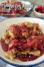 Cranberry Apple Crisp Is A Delicious Cranberry And Apple Dessert Recipe That Is Perfect For The Holid Cranberry Recipes Apple Cranberry Crisp Cranberry Dessert