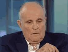 Us president donald trump's personal lawyer rudy giuliani appeared to be sweating off his hair dye at a news conference in washington on november 19, 2020. Giuliani Gifs Tenor