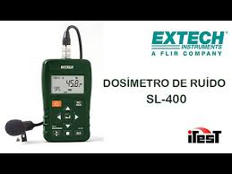Dosímetro De Ruído - Extech - SL-400 - YouTube