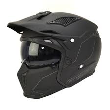 Dieser helm ist innen gefüttert und in der originalen stahlhelmform. Mt Streetfighter Sv Jethelm Matt Schwarz