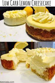 Keto Lemon Cheesecakes With Almond Crust Low Carb Sugar Free Recipe Ketovale Recipe Lemon Cheesecake Recipes Low Carb Cheesecake Low Carb Recipes Dessert
