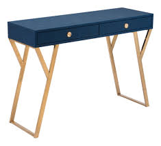 Asti Console Table Navy Blue Accent Tables Furniture Blue Console Table Modern Console Tables Console Table