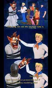 Let S See Who This Really Is Funny Gaming Memes Crash Bandicoot Characters Funny Memes