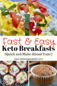 15 Fast And Easy Keto Breakfast Ideas Keto Recipes Easy Low Carb Breakfast Recipes Quick Keto Breakfast
