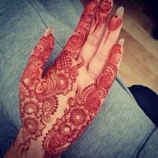 Girl With Red Henna Design On Her Palm Fingers Henna Designs Hand Dulhan Mehndi Designs Mehndi Art Designs