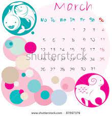 2012 Calendar March With Zodiac Signs Calendar March 2012 Calendar Zodiac Signs