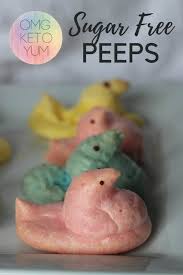 Sugar free no flour desserts recipes. Sugar Free Peeps Low Carb Peeps For Your Keto Easter