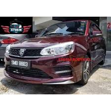 Proton saga vvt facelift 2019 standard auto. Proton Saga Vvt Yr 19 20 Sportivo 2 Tone Version Bodykits Set With 2k Color Paint