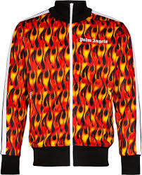 Luxury designer, streetwear, sneaker und archive store in münchen. Palm Angels Flame Print Track Jacket Incorporated Style