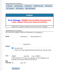 Also called a canonical name records, they act as aliases, pointing to another dns name. How To Add Mx Record When Cname Exists Bigrock Webmasters Stack Exchange