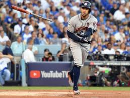 The astros selected springer in the first round (11th overall) of the 2011 mlb draft.he made his mlb debut in 2014, for the astros. George Springer S Sister Is Thrilled Her Brother Didn T K To Begin Game 2 Thescore Com