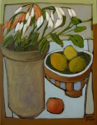 Sous Le Soleil De Provence 14x11 Acrylique Sur Toile Par Johanne Duchaine Nature Morte Art Gallery Artiste Peintre