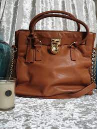 Michael Kors Hamilton Tote Bag Luggage Leather Luxury Bags Wallets On Carousell