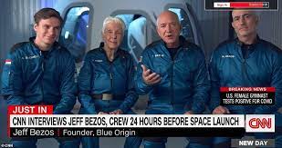 Blue origin has finally revealed the identities of all the passengers on jeff bezos ' spaceflight. V Ynyed 1tgs4m