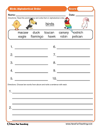 Sign up for free today. Putting Words Inhabetical Order Worksheets Free Printable 2nd Grade Printables Word Sorter Jaimie Bleck