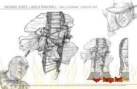 Devi design headed by mr. Joe Allard Indiana Jones Wall Diorama Design And Direction