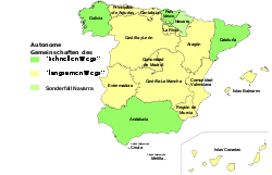 Spanien hat neben starken regionalen kulturen heute weitgehend autonome regionen, 17 autonome gemeinschaften vertreten bei der spanischen regierung in madrid die interessen ihrer nationalen identität. Autonome Gemeinschaften Spaniens Heraldik Wiki