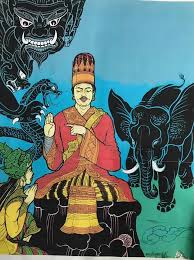 Myanmar Art Design Ancient Traditional Myanmar Art Russian Folk Art Vintage Myanmar
