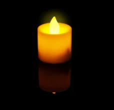 Flameless gyertyák LED pulzálással - narancs | Cool Mania