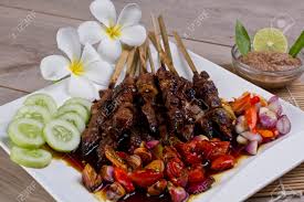 6 to 8 servings as appetizer Sate Kambing Lamb Beef Satay Indonesian Food Stock Photo Picture And Royalty Free Image Image 64557495
