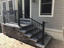 Most aluminum railing is offered in black, white, and a shade of brown. Fortress Al13 Pro Panel Railing System Exterior Stairs Railings Outdoor Outdoor Stair Railing