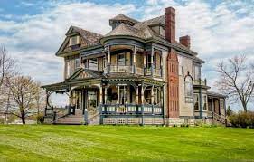 This looks like it would be a nightmare to keep clean. Old Victorian House Design Ideas Gothic Revival House Plans 132260