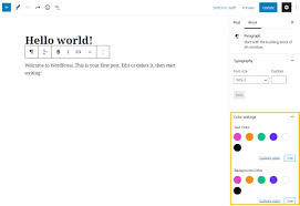 Also lets users create buttons and columns. How To Change Fonts Font Color And Font Size In Wordpress