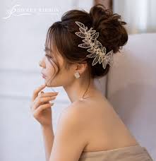 ブライダルヘッドドレス ha 043 ブライダルアクセサリーショップ sweet ribbon スウィートリボン ウェディング ヘアスタイル ブライダル プリンセスのヘアスタイル