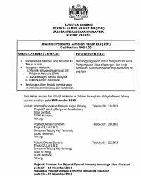 Ketua perangkawan malaysia jabatan perangkaan malaysia €druzir_mahidin€€ € €dr_uzir 3€mei€2019€ € pegawai dihubungi: Iklan Permohonan Jawatan Kosong Jabatan Perangkaan Malaysia Negeri Pahang Jawatan Kosong Terkini Malaysia