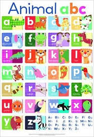 Animal Abc Wall Chart Holly Brook Piper 9781782960874