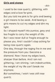 Girls And Stones Poem Quotes Words Pretty Words