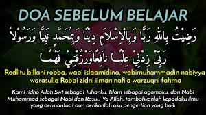 Khidmat berdoa diiringi alunan hadroh yang syahdu. Doa Sebelum Belajar Robbi Zidni Ilman Warzuqni Fahman Arab Latin Dan Artinya Youtube
