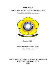 Cara bisnis yang sukses berikut ini akan menuntun sahabat pobis, terutama bagi pemula dalam dunia bisnis. Bisnis Plan Pisang Coklat Nn