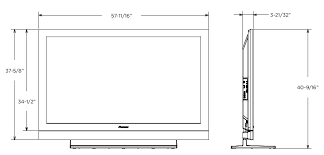 60 Tv Dimensions Architecture Project Built Ins Floor Plans