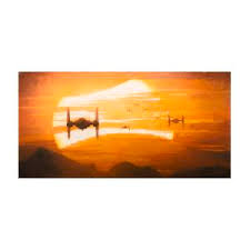 Used by the galactic empire, and later by the first order. Tie Fighter Sunset Painting By Christopher Clark
