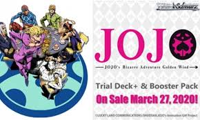 Weiß schwarz, the card game entertainment of the new generation!! Icv2 Weiss Schwarz Goes On Jojo S Bizarre Adventure