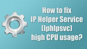 End or restart processes using task manager. How To Fix Ip Helper Service Iphlpsvc High Cpu Usage