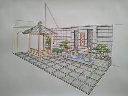 Desain taman sekolah dengan bunga hias bonsai taman via centralbonsai.com. 14 Ide Sketsa Taman Taman Desain Lanskap Lanskap