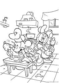 Simply do online coloring for learn to baking cookies coloring pages directly from your gadget this below coloring image height & width is about 600 pixel x 734 pixel with approximate file size for. Mickey Mouse Coloring Pages Cartoons Mickey And Minnie Baking Cookies Printable 2020 4079 Coloring4free Coloring4free Com