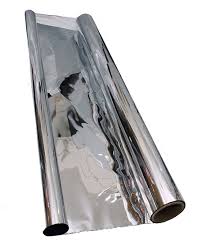 Mylar 30m X 1 27m Wide Silver Reflective Film Roll Like A Mirror On A Roll