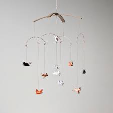 Black And White Baby Mobile Australia Woodland Creature Flying Animal Mobile Kids Decor Woodland Creatures Kids Design