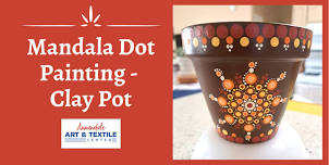Mandala Dot Painting - Clay Pot - Session 1