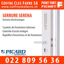 Serrure Serena Serrure De Securite Avec 5 Points De Fermeture Dont 2 Points Haut Et Bas Controle D Acces Integre Avec Programmation D Horaire Pointfortfichet