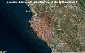 Se reportan deslizamientos y daños en comisaría y colegios tras fuerte sismo de. Informe Sismo Terremoto Moderado Mag 5 4 14 Km E Of Ica Peru Wednesday 12 May 2021 91 Reportes De Los Usuarios Volcanodiscovery